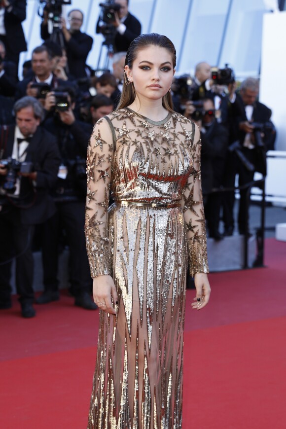 Thylane Blondeau (robe Elie Saab) - Montée des marches du film "Okja"lors du 70e Festival International du Film de Cannes. Le 19 mai 2017. © Borde-Jacovides-Moreau/Bestimage