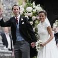 Pippa Middleton et son mari James Matthews - Mariage de Pippa Middleton et James Matthews, en l'église St Mark's Englefield, Berkshire, Royaume Uni, le 20 mai 2017.