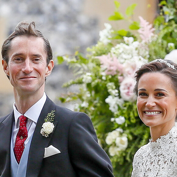 Pippa Middleton et son mari James Matthews - Mariage de Pippa Middleton et James Matthews, en l'église St Mark's Englefield, Berkshire, Royaume Uni, le 20 mai 2017.