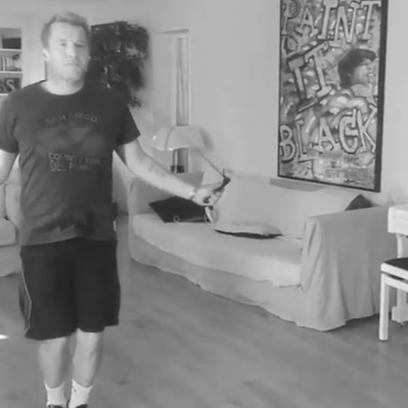 Benjamin Castaldi souhaite perdre 12 kilos et se donne du mal pour ça. Mai 2017.