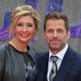 Zack Snyder et sa femme Deborah Snyder lors de la première du film "Suicide Squad" à Londres, le 3 août 2016.