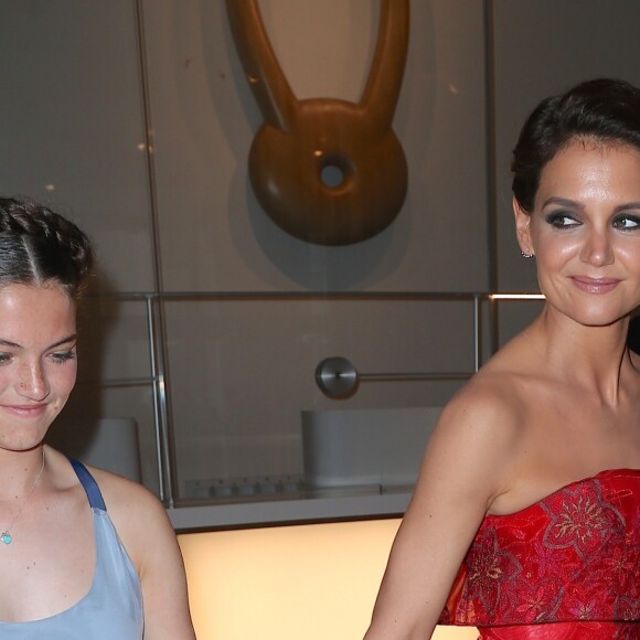Kathleen Hurley et Katie Holmes à la soirée American Ballet Theatre Spring 2017 au Metropolitan Opera House à New York, le 22 mai 2017