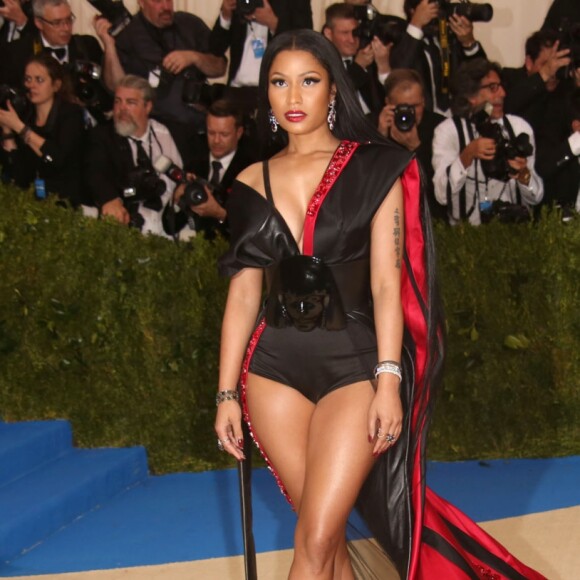Nicki Minaj au Met Gala 2017 à New York, le 1er mai 2017 © Sonia Moskowitz/Globe Photos via Zuma/Bestimage