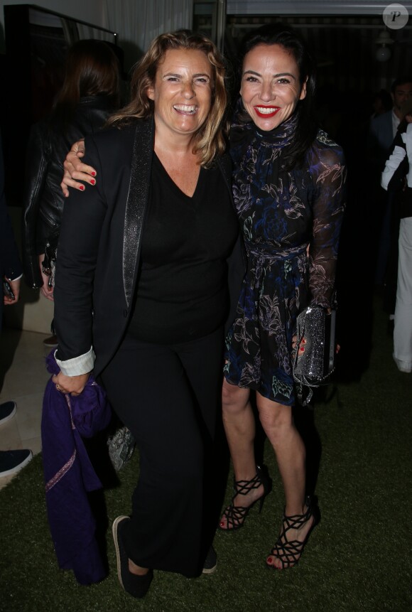 Exclusif - Sandra Zeitoun de Matteis et Lisa Azuelos lors de la soirée "Sandra and Co" pendant le 70ème Festival International du film de Cannes, France, le 22 mai 2017.