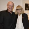 Mireille Darc et son mari Pascal Desprez - Vernissage de l'exposition des photographies de Mireille Darc chez Artcurial à Paris le 21 janvier 2016.  © Coadic Guirec/Bestimage