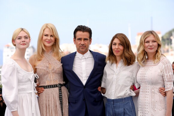 Elle Fanning, Nicole Kidman Colin Farrell, Sofia Coppola et Kirsten Dunst au photocall du film "Les Proies" lors du 70ème Festival International du Film de Cannes, France, le 24 mai 2017. © Borde-Jacovides-Moreau/Bestimage