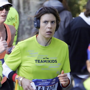 Marion Bartoli pendant le marathon de New York dans Central park à New York City, New York, Etats-Unis, le 6 novembre 2016. © Agence/Bestimage