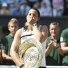 Marion Bartoli - Marion Bartoli a remporte son tout premier succes en grand chelem en disposant de l'Allemande Sabine Lisicki 6-1, 6-4 en finale de Wimbledon a Londres Le 6 juillet 2013
