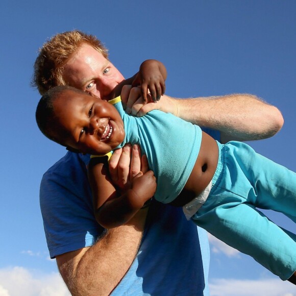 Le prince Harry au Lesotho en décembre 2014.