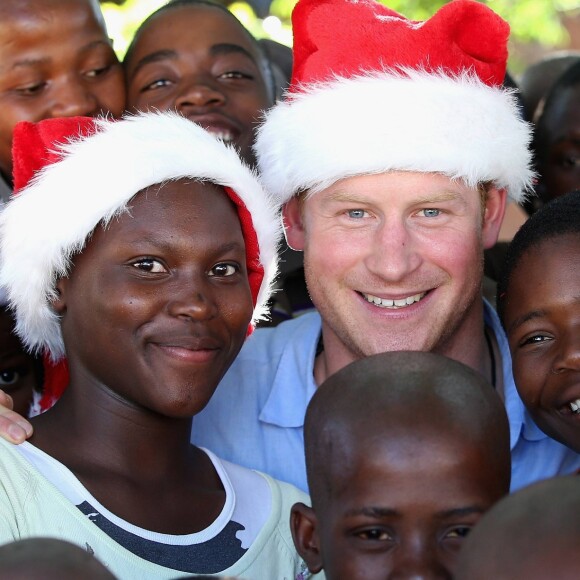 Le prince Harry au Lesotho en décembre 2014.