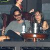 Exclusif - Chris Cornell, sa femme Vicky Karayiannis et leur fille Toni Cornell à Athènes en Grèce au concert d'Anna Vissi le 6 avril 2017.