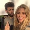 Shakira a reçu la visite de Gerard Piqué sur le tournage de son clip "Me Enamoré". Mai 2017.