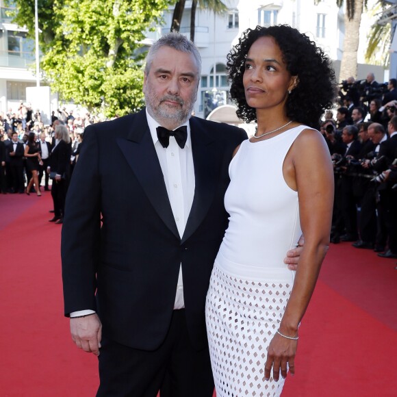 Luc Besson et sa femme Virginie Silla - Montée des marches du film "The Last Face" lors du 69e Festival International du Film de Cannes. Le 20 mai 2016. © Olivier Borde-Cyril Moreau/Bestimage