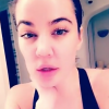 Khloé Kardashian se dévoile au naturel sur son compte Snapchat - Photo extraite d'une vidéo publiée le 1er juin 2017