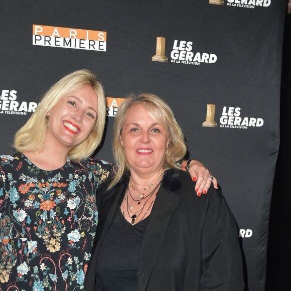Exclusif - Emilie Mazoyer et Valérie Damidot - 11ème édition de la cérémonie des "Gérard de la télévision 2017" au Grand Point-Virgule à Paris, le 5 juin 2017. Pour la première fois, personne n'est venu chercher son prix. © Giancarlo Gorassini/Bestimage