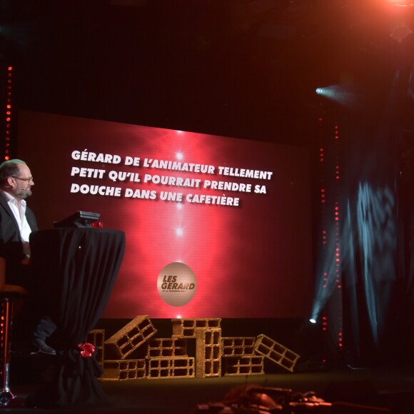 Exclusif - Stéphane Rose, Jérôme de Verdière, Frédéric Royer - 11ème édition de la cérémonie des "Gérard de la télévision 2017" au Grand Point-Virgule à Paris, le 5 juin 2017. Pour la première fois, personne n'est venu chercher son prix. © Giancarlo Gorassini/Bestimage