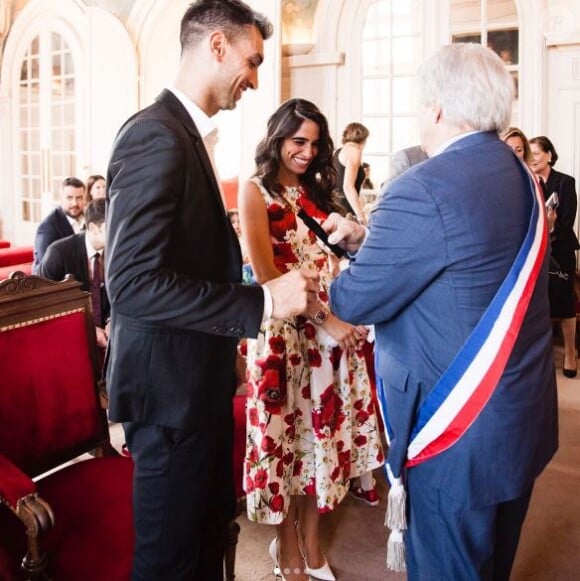 Javier Pastore a épousé Chiara Picone à la mairie de Neuilly-sur-Seine le 24 mai 2017.