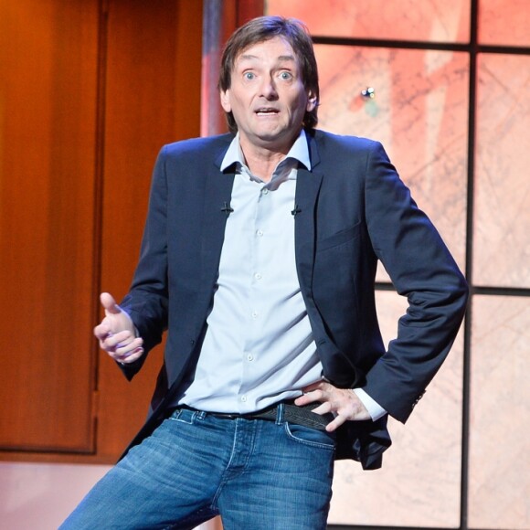 Pierre Palmade et Baptiste Lecaplain - Enregistrement de l'émission "On se refait Palmade" au Théâtre de Paris, qui sera diffusée le 16 juin sur France 3, le 22 mai 2017.