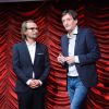 Lorànt Deutsch et Pierre Palmade - Enregistrement de l'émission "On se refait Palmade" au Théâtre de Paris, qui sera diffusée le 16 juin sur France 3, le 22 mai 2017.