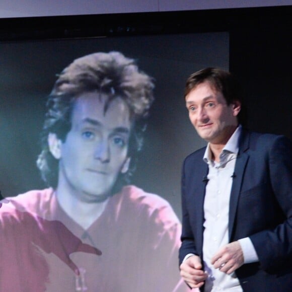 Olivier de Benoist et Pierre Palmade - Enregistrement de l'émission "On se refait Palmade" au Théâtre de Paris, qui sera diffusée le 16 juin sur France 3, le 22 mai 2017.
