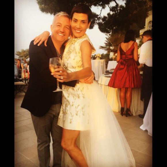 Mariage de Cristina Cordula et Frédéric Cassin à Capri. Le 6 juin 2017.