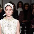 Défilé de mode Giambattista Valli collection Haute Couture printemps-été 2017 à Paris, le 23 janvier 2017.