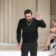 Le couturier Giambattista Valli - Défilé de mode prêt-à-porter automne-hiver 2017/2018 "Giambattista Valli" à Paris. Le 6 mars 2017.