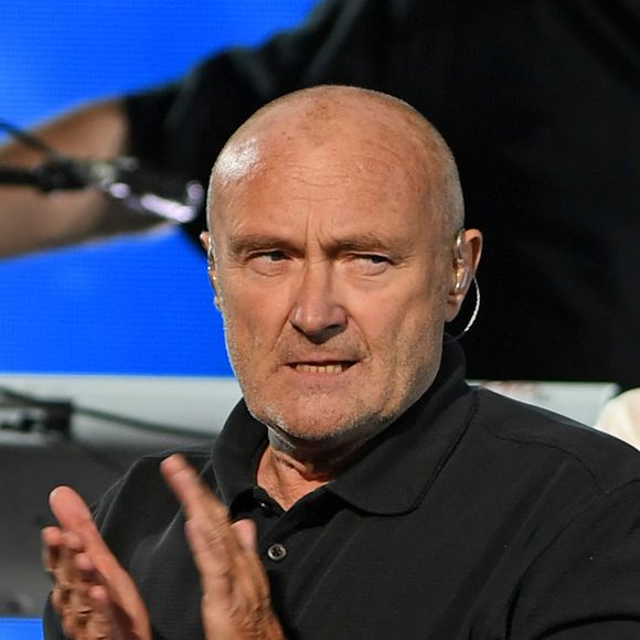 Phil Collins lors de la cérémonie d'ouverture de l’US Open 2016 au USTA Billie Jean King National Tennis Center à Flushing Meadow, New York City, New York, Etats-Unis, le 29 août 2016.