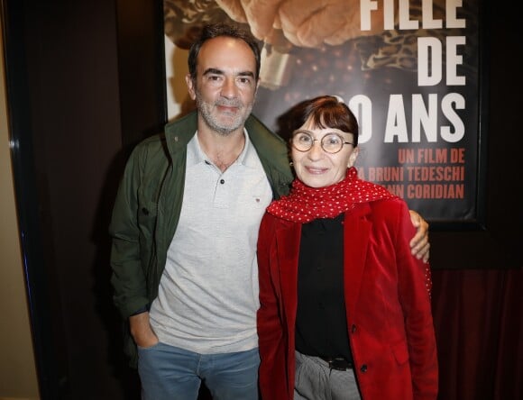 Bruno Solo, Ariane Ascaride - Avant-première du film documentaire "Une jeune fille de 90 ans" à L'Elysées Biarritz à Paris le 6 juin 2017. 