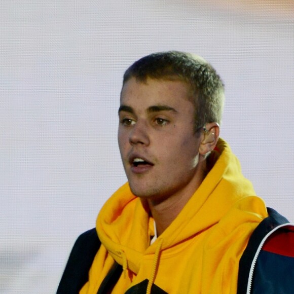 Justin Bieber au concert "One Love Manchester" à Manchester, le 4 juin 2017.