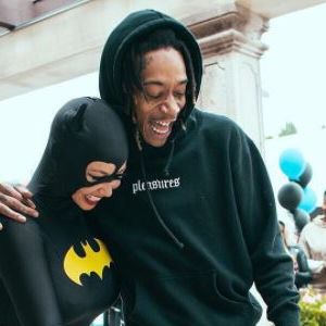 Photo d'Amber Rose, Wiz Khalifa et leur fils Sebastian. Février 2017.