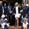 Tony Estanguet et Nicole Kidman assistent à la finale simples messieurs de Roland-Garros. Paris, le 11 juin 2017.