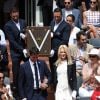Tony Estanguet et Nicole Kidman assistent à la finale simples messieurs de Roland-Garros. Paris, le 11 juin 2017.