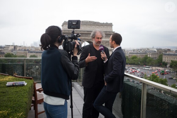 Exclusif - Gustave Kervern - Conférence de presse du Champs-Elysées Film Festival sur la terrasse du Publicis à Paris, le 11 mai 2017.