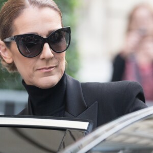 Semi Exclusif - Céline Dion quitte l'hôtel Royal Monceau pour se rendre à l'Opéra Garnier à Paris, le 13 juin 2017.