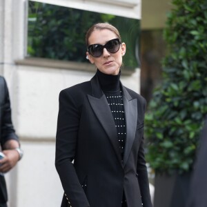 Semi Exclusif - Céline Dion quitte l'hôtel Royal Monceau pour se rendre à l'Opéra Garnier à Paris, le 13 juin 2017.