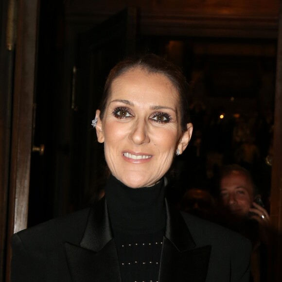 Semi-Exclusif - Céline Dion sort de l'Opéra Garnier après avoir assisté à la première du ballet "Renaissance" à Paris, le 13 juin 2017.