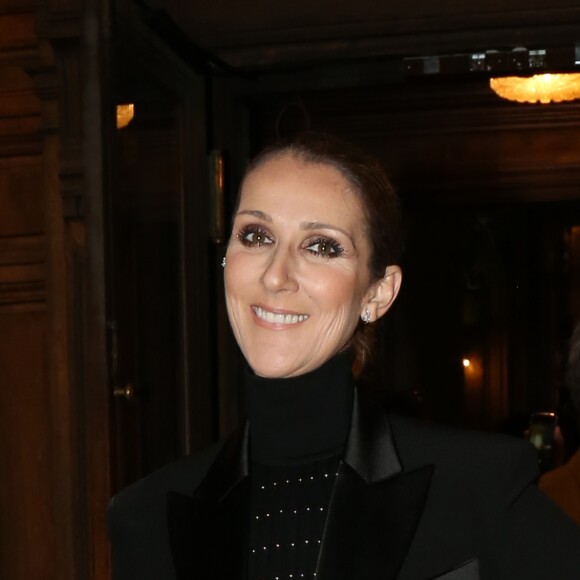 Semi-Exclusif - Céline Dion sort de l'Opéra Garnier après avoir assisté à la première du ballet "Renaissance" à Paris, le 13 juin 2017.