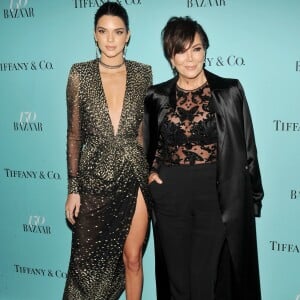 Kendall et Kris Jenner à New York, le 19 avril 2017.