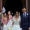 Mariage de Matteo Darmian et Francesca Cormanni à Rescaldina, Italie, le 14 juin 2017.