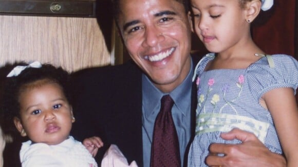 Barack Obama, heureux père de Sasha et Malia, ému par sa femme Michelle