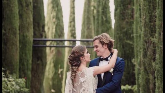 Antoine Griezmann marié à Erika Choperena : Nouvelle photo des jeunes époux
