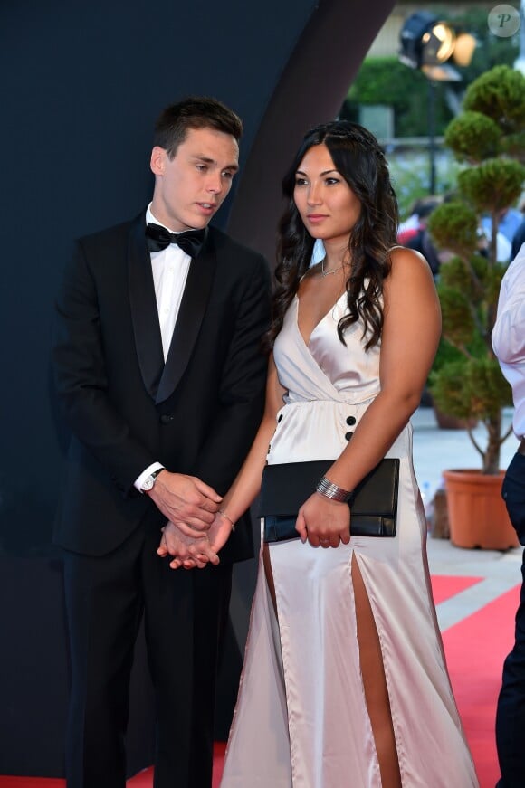 Louis Ducruet et sa compagne Marie - Clôture du 57ème Festival de télévision de Monte-Carlo au Grimaldi Forum à Monaco, le 20 juin 2017. © Bruno Bebert/Bestimage