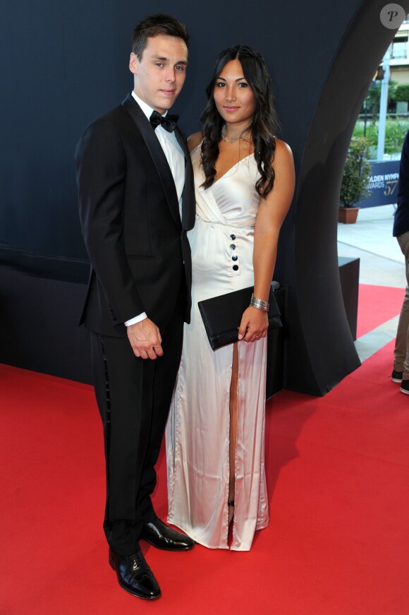 Louis Ducruet et sa compagne Marie - Clôture du 57ème Festival de télévision de Monte-Carlo au Grimaldi Forum à Monaco, le 20 juin 2017. © Bruno Bebert/Bestimage