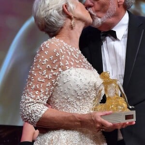 Helen Mirren et son mari Taylor Hackford - Clôture du 57ème Festival de télévision de Monte-Carlo au Grimaldi Forum à Monaco, le 20 juin 2017. © Bruno Bebert/Bestimage