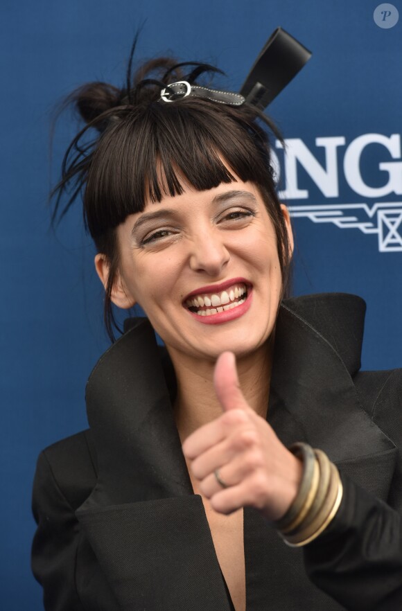 Erika Moulet - 167ème Prix de Diane Longines à l'hippodrome de Chantilly, à Chantilly, le 19 Juin 2016. © Giancarlo Gorassini/Bestimage