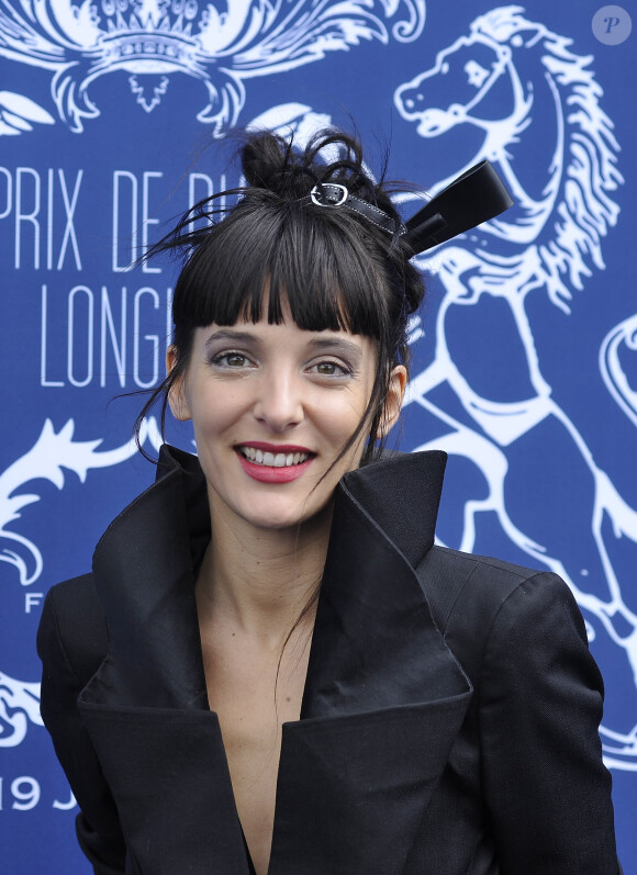 Erika Moulet durant le 167ème Prix de Diane Longines à l'hippodrome de Chantilly, à Chantilly, le 19 Juin 2016. © Christophe Bricot/Bestimage
