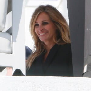 Julia Roberts lors d'une séance photo dans une maison au bord de la mer dans le quartier de Malibu à Los Angeles, Californie, Etats-Unis, le 13 juin 2017.