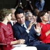 Le roi Felipe VI et la reine Letizia d'Espagne inauguraient le Botin Center à Santander le 23 juin 2017.