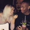 Anthony Martial et sa chérie Mélanie Da Cruz, ex-candidate de Secret Story 9 sur NT1, au restaurant.